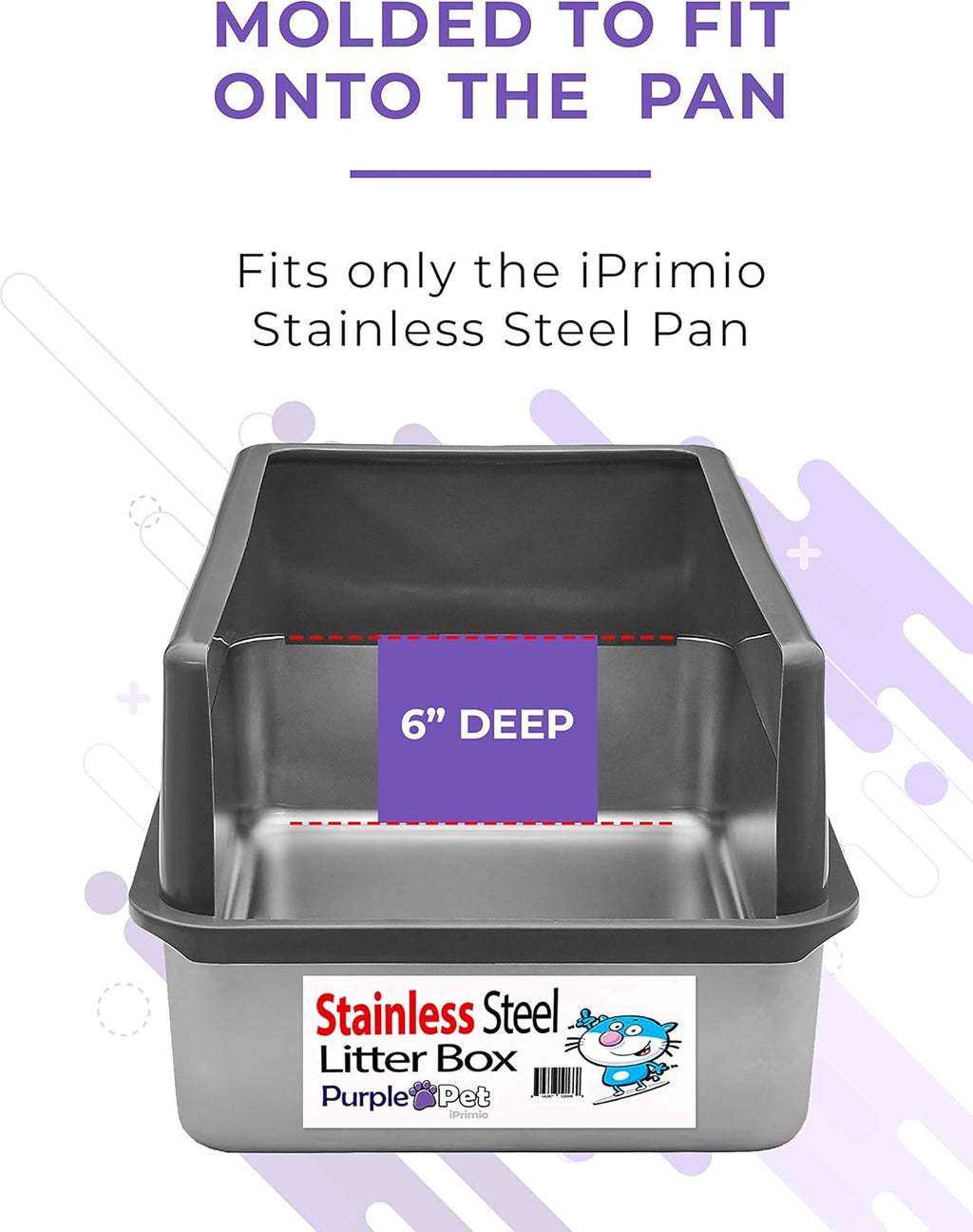 Stainless Steel Cat Litter Box E352