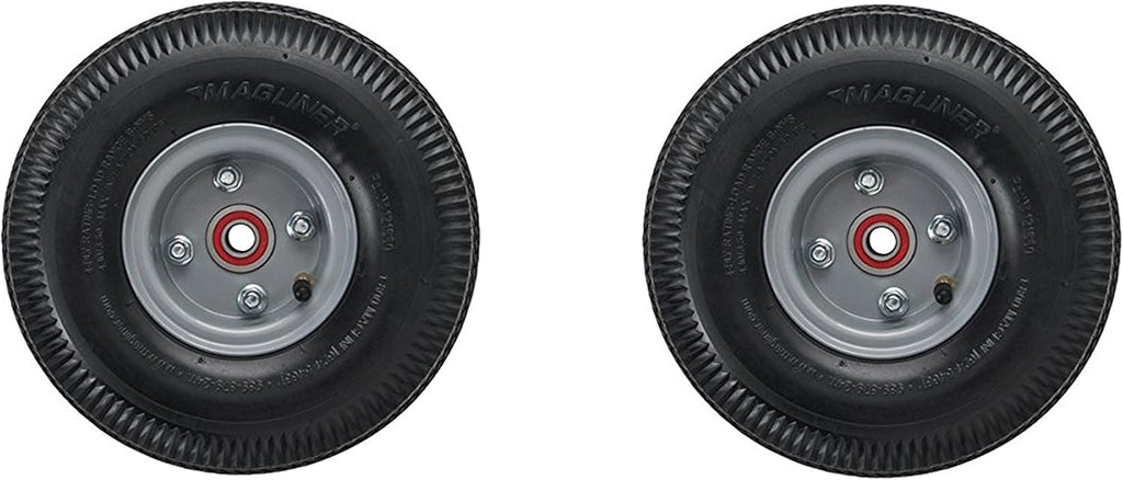 10" x 3.5" Pneumatic Wheel for Hand Truck (2 Pack) Z32498