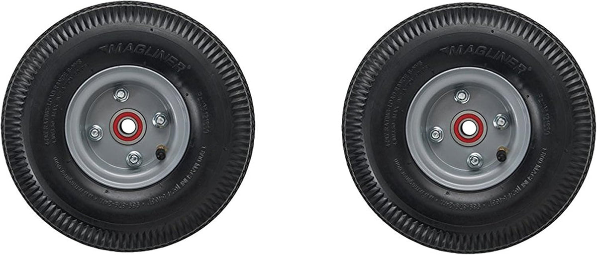 10" x 3.5" Pneumatic Wheel for Hand Truck (2 Pack) Z32498