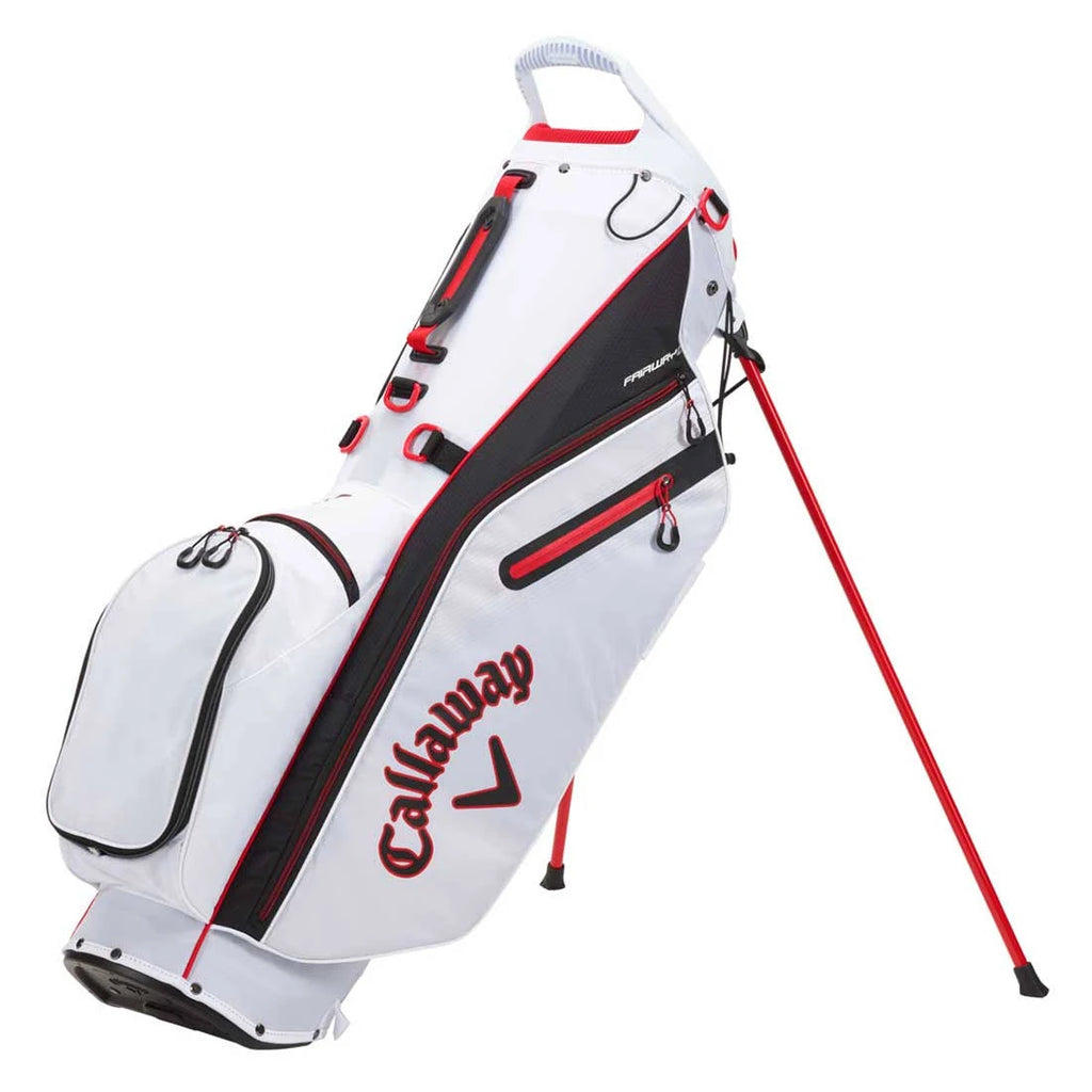 White/Black/Red Stand Bag P451801