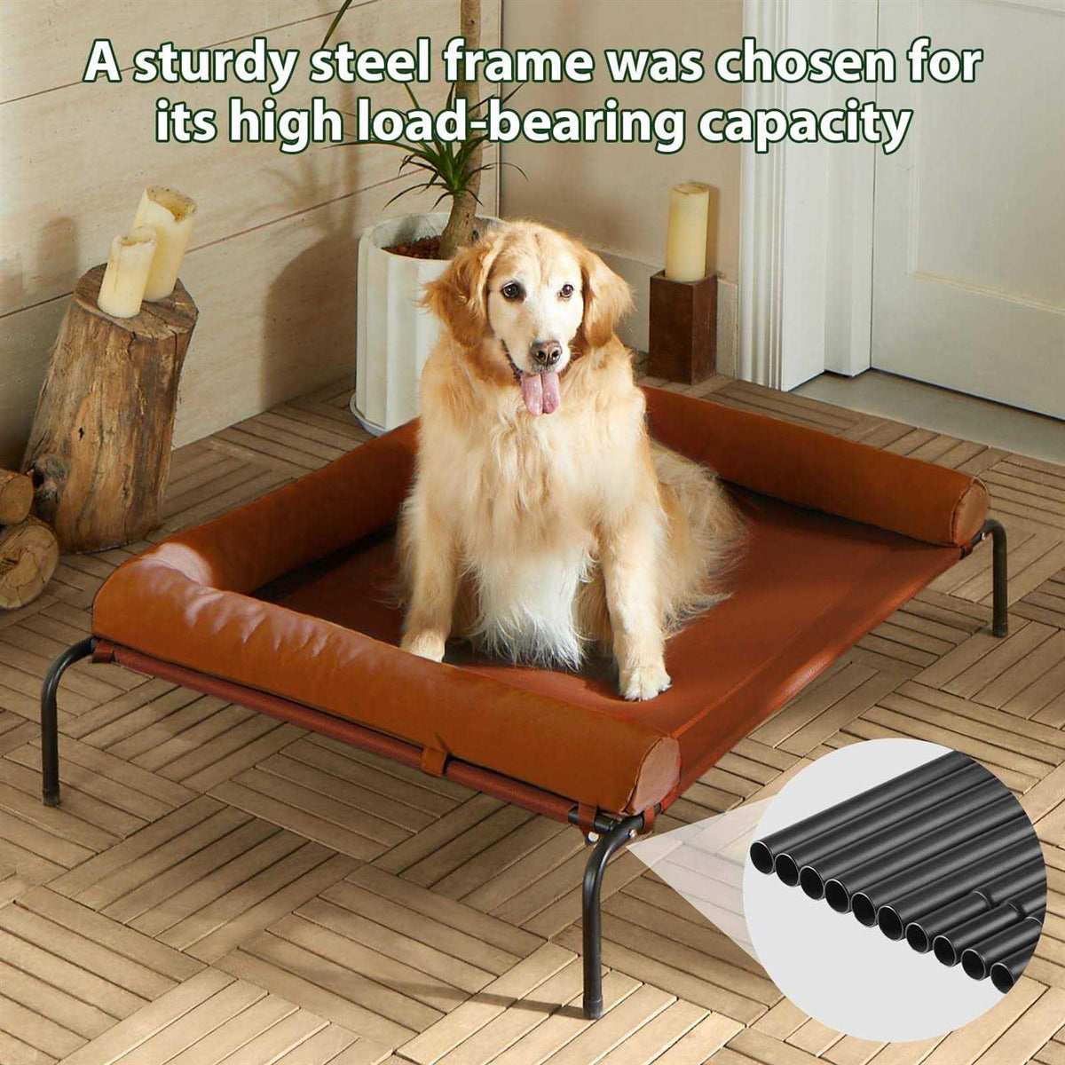Large Elevated Cooling Dog Bed E5848