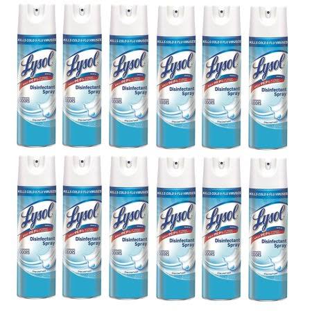 Crisp Linen Disinfectant Spray, 19 oz, 12 Count P1428