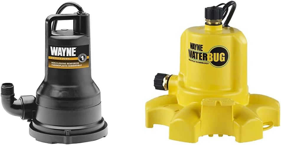 1/2 HP Reinforced Thermoplastic Submersible Multi-Use Pump X67865