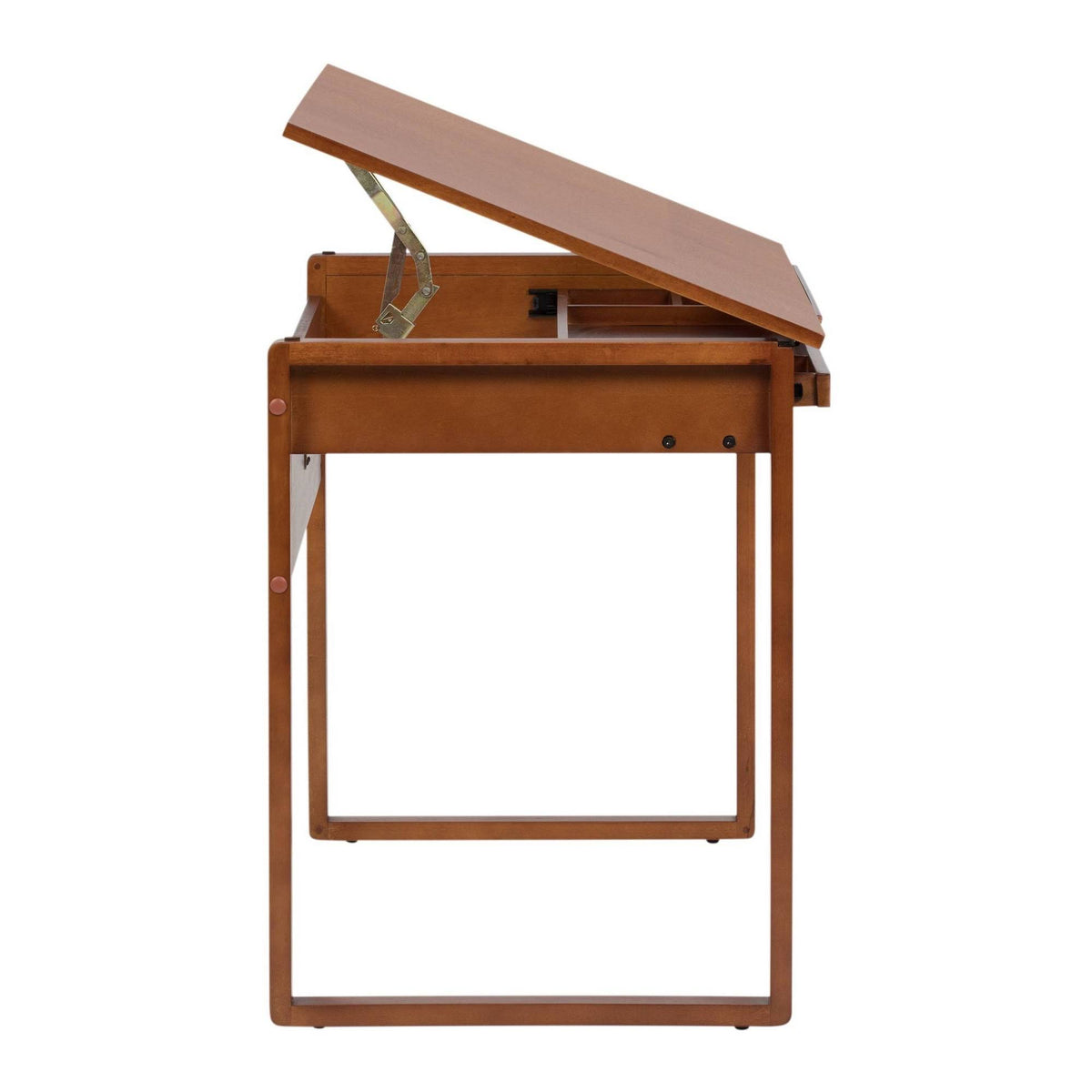 Canvas Wood Drawing Table Sonoma Brown H923