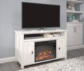 Ivory Pine Electric Fireplace Console U388