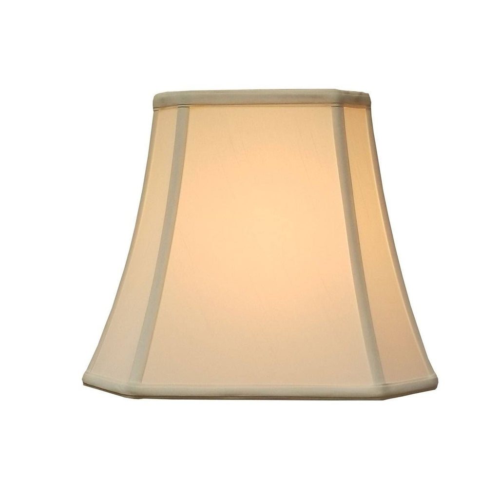 White Square Cut Corner Bell Lamp Shade M2060