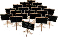 20 Pcs Wood Mini Chalkboard Signs with Easels P35563