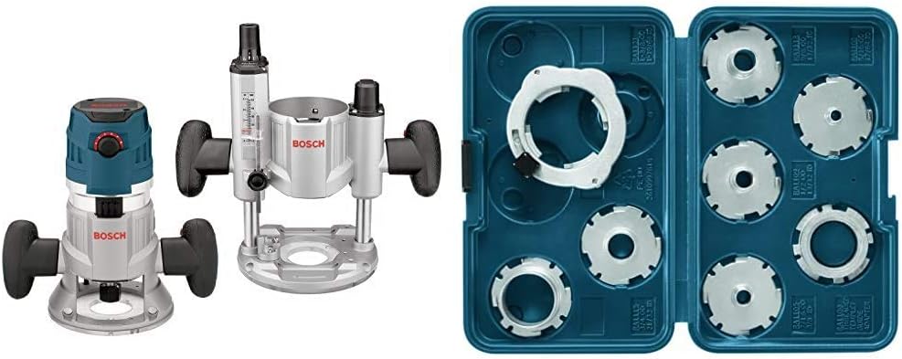 Combination Plunge & Fixed-Base Router Kit with Hard Case B770632