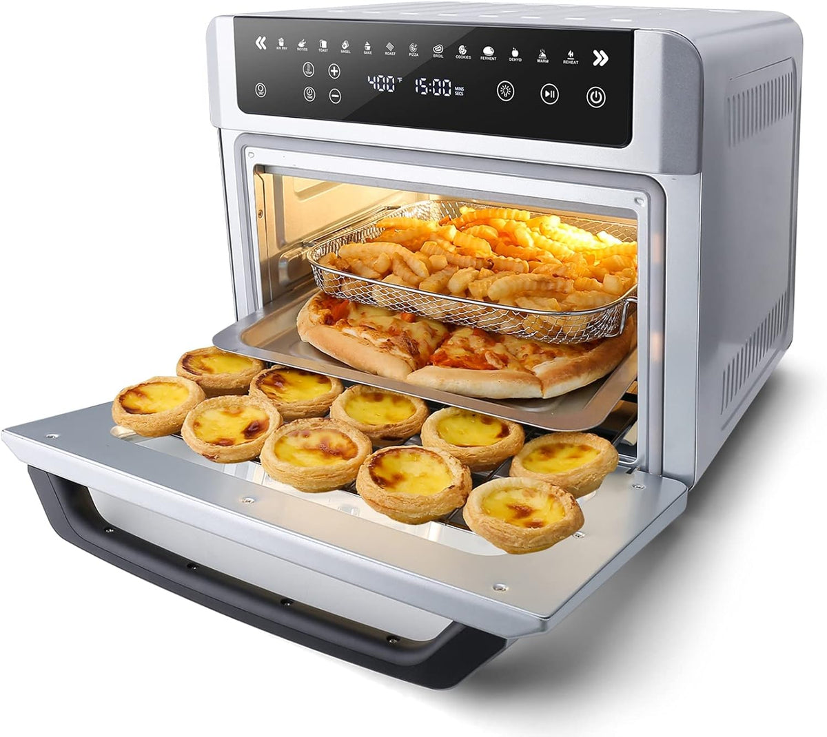 Air Fryer Toaster Oven Combo with Rotisserie and Dehydrator H395754