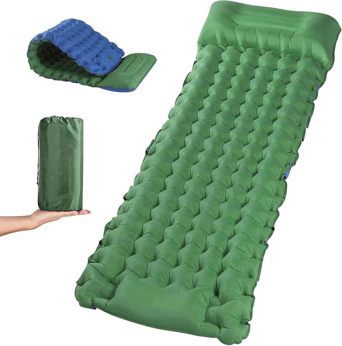 Waterproof Self Inflating Sleeping Pad Camping Mattress V7327