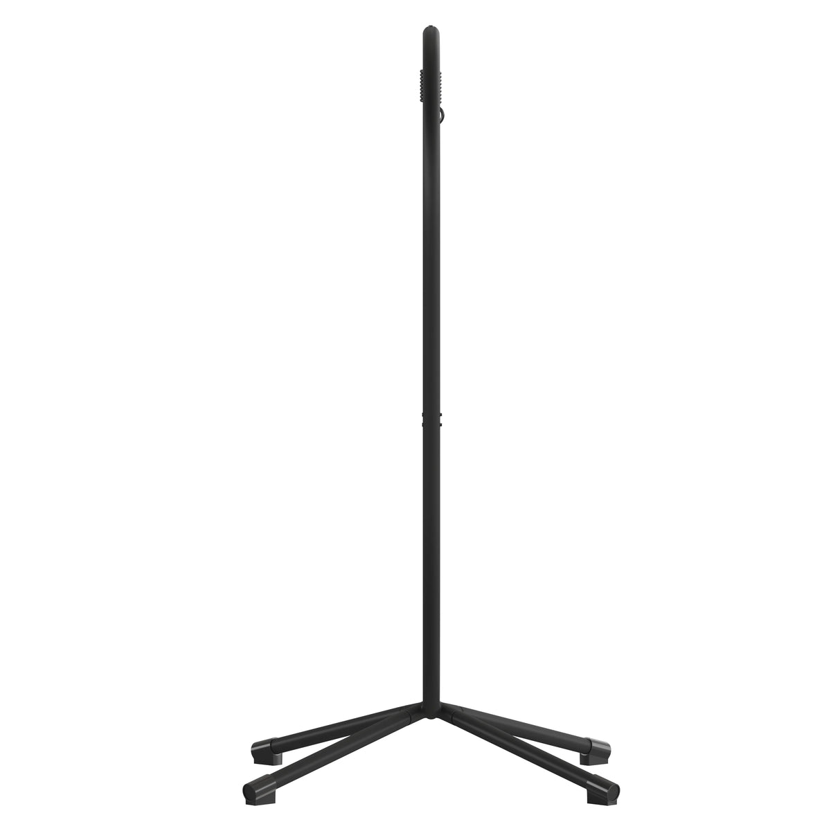 Black Powder Coated Steel Hanging Hammock Chair C-Stand with Spring Hook A949
