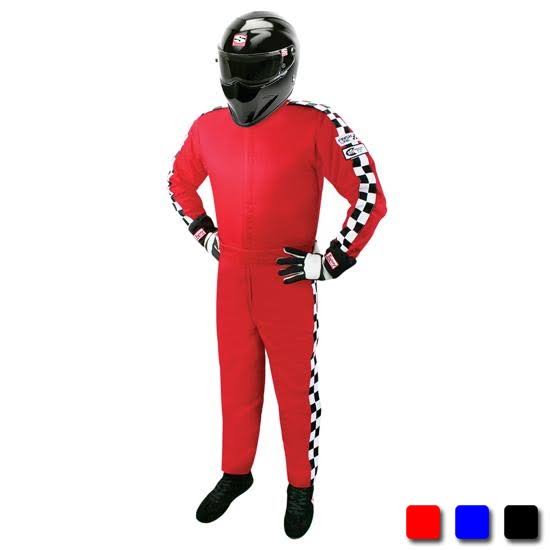 Black XL 1-Piece Racing Suit L9997