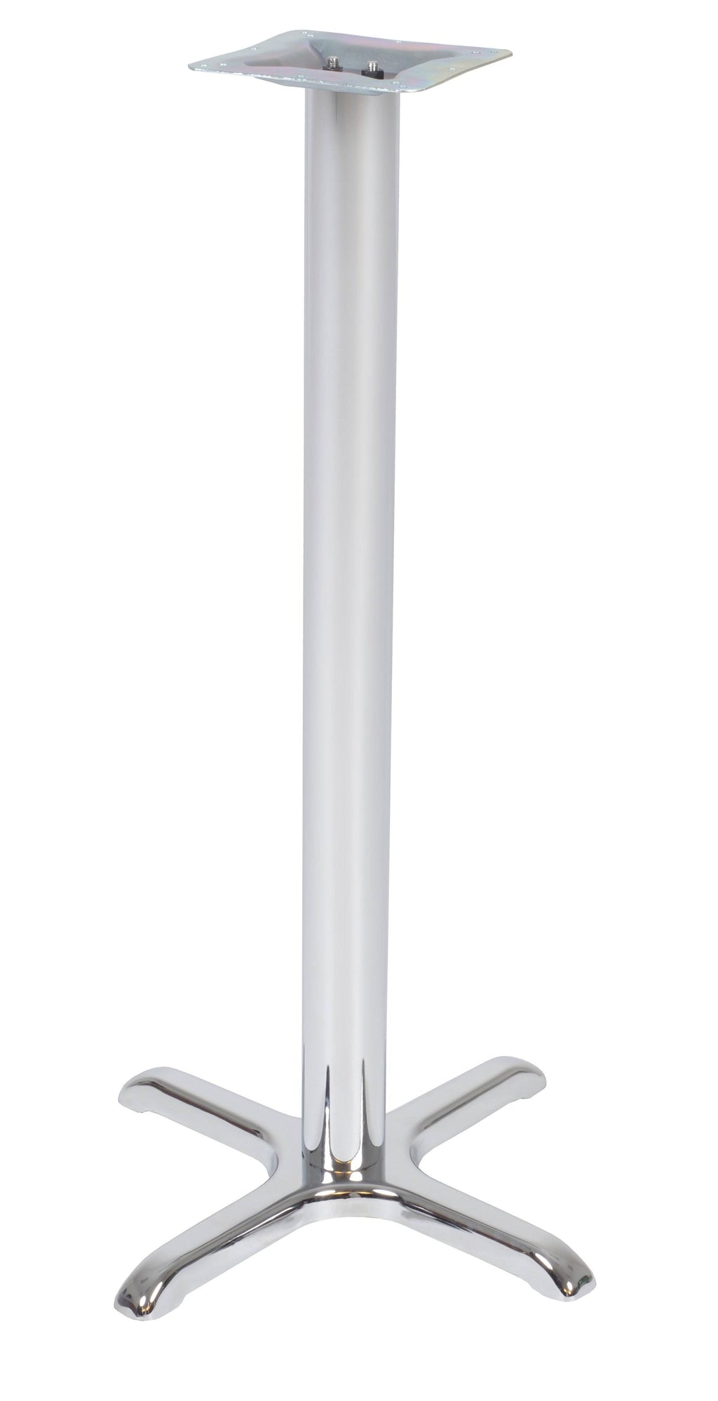 Chrome High X-Base for 30 in. Table Tops M984358