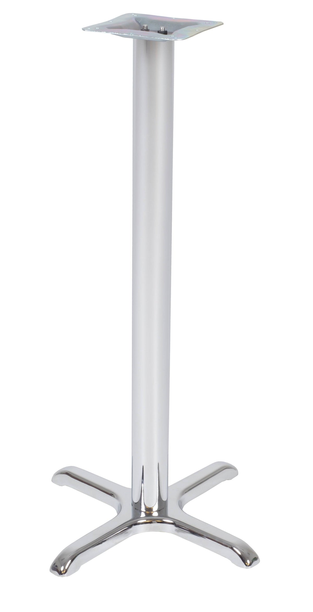 Chrome High X-Base for 30 in. Table Tops M984358
