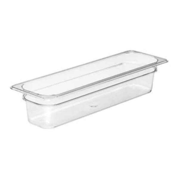 Half Size Long Clear Food Pan, Pk 6 M900
