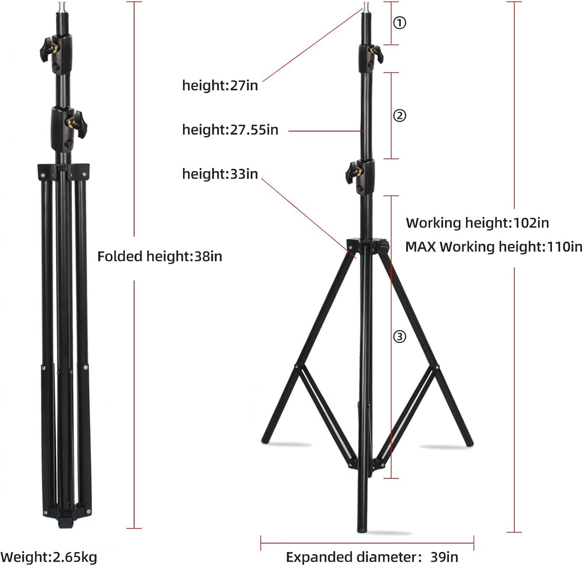 2Pack DP800III Studio Flash Strobe Monolight Bowens Mount Kit with Light Stand, Softbox, Umbrella, Barn Door Kit R698