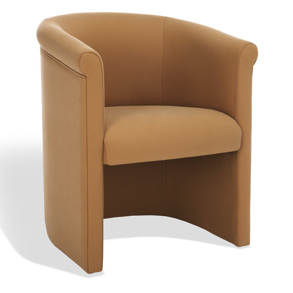 Brown Genuine Leather Dining Chair Z567