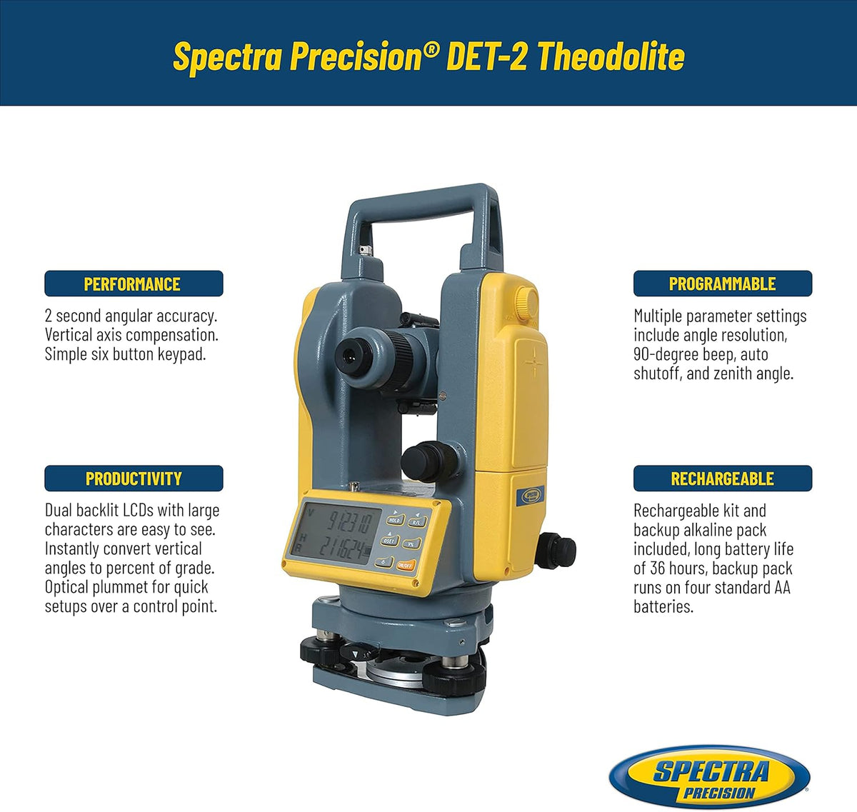 Digital Electronic Theodolite with Carry Case L4680