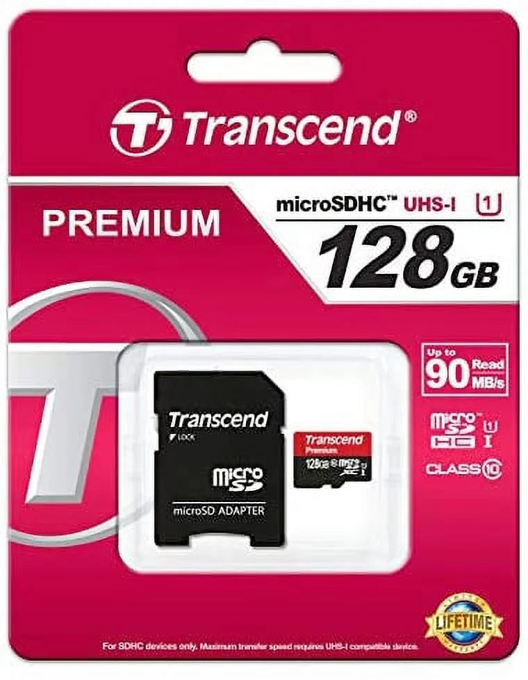 128GB microSDXC UHS-I Memory Card with SD Adapter M47981
