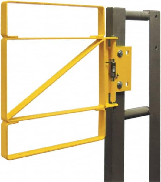 Yellow Bolt-On Self-Closing Safety Gate E2596