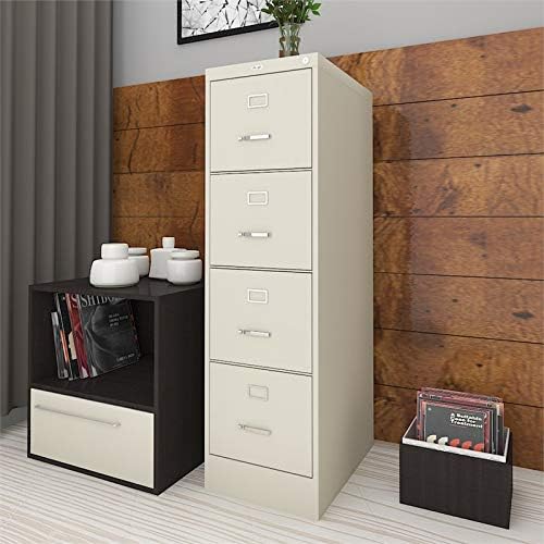 22 Deep 4 Drawer Letter File Cabinet in Putty T482