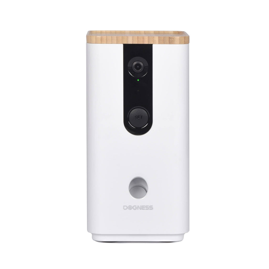 White Pet Treat Dispenser with Camera P621676
