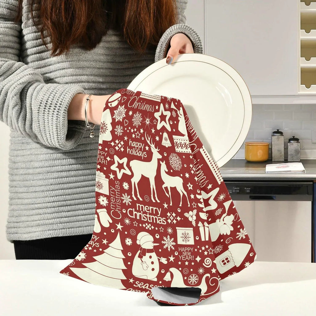 6Pcs Kitchen Dish Towel Set L60876