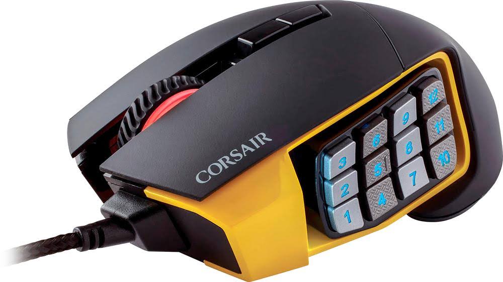 Yellow Optical Gaming Mouse V892