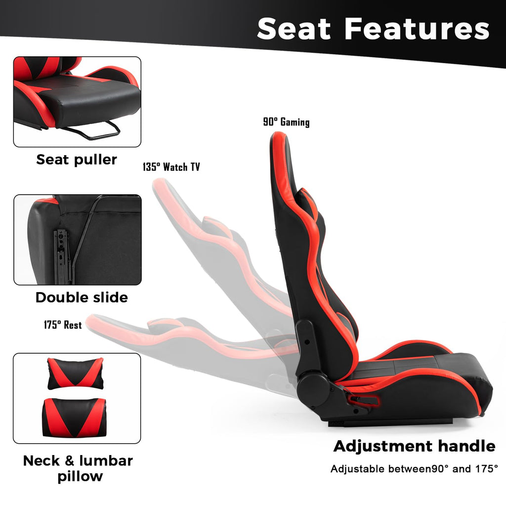 Racing Cockpit with Red Seat G407