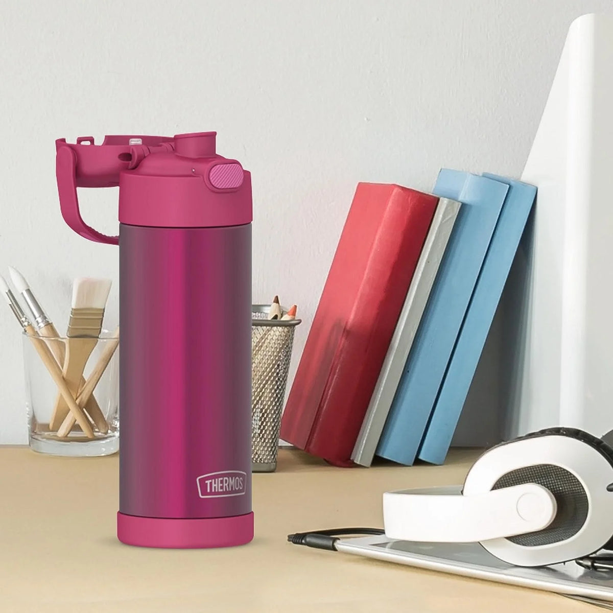 Rosewood Stainless Steel Vacuum Insulated Bottle F9266