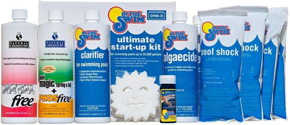 Pool Opening Chemical Start Up Kit, Up to 35,000 Gallons, Pack of 2 V733