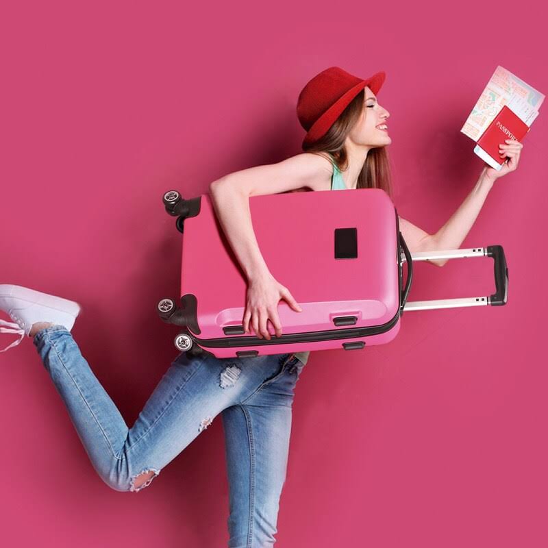 Pink Hardcase Spinner Z377