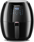 Open Box 6.3Qt 1700W 10-in-1 Digital Hot Air Fryer - BLACK Z763