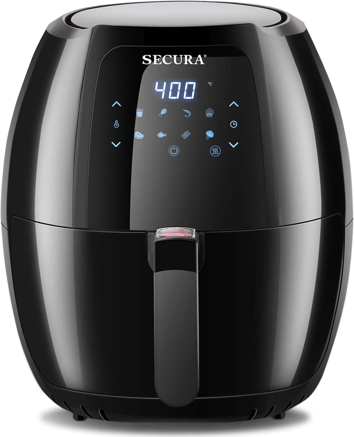 Open Box 6.3Qt 1700W 10-in-1 Digital Hot Air Fryer - BLACK Z763
