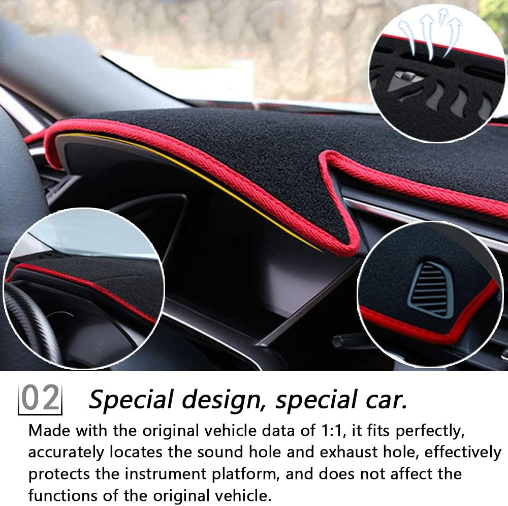 Dashboard Cover Mat Car Dash Board Interior Accessories A4547
