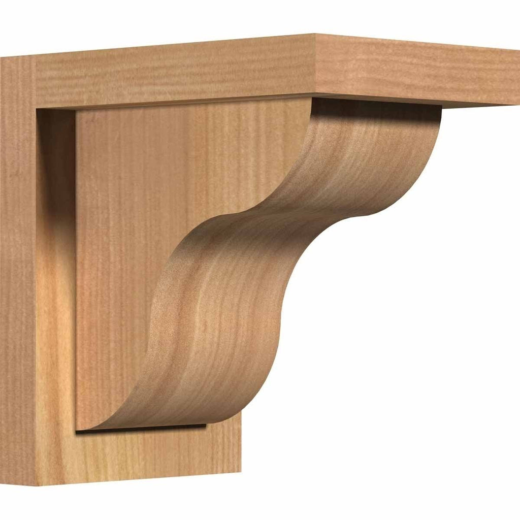 5 1/2x22W x 10x22D x 14x22H Western Red Cedar Corbel P915294
