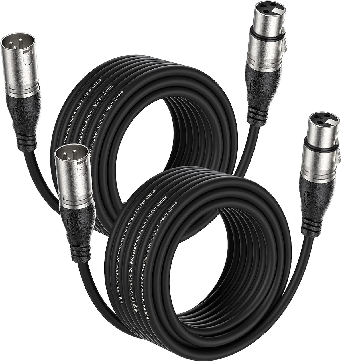 100 Ft XLR Microphone Cable, Black H451322