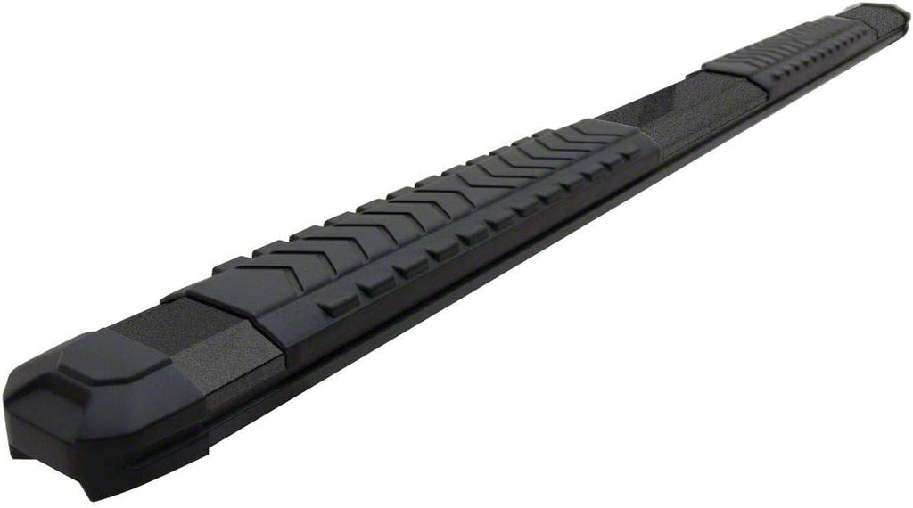 5-Inch Aluminum Side Step Bars with Black Cover Plates L9241