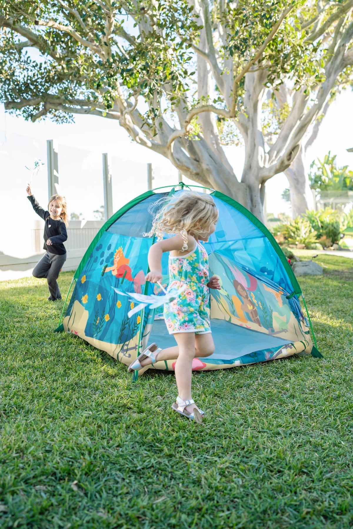 Mermaid Dreams Dome Tent Kids Camping Play Tent A76680