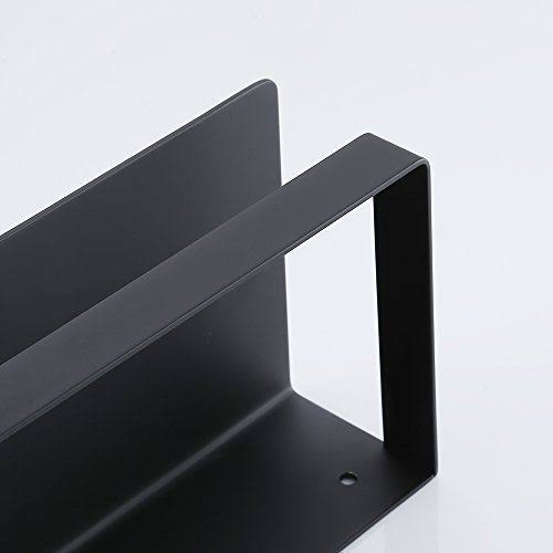 Matte Black Stainless Steel Bathroom Shelf T21581