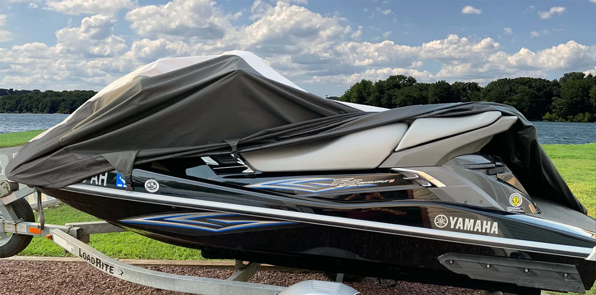 Black/Grey Jet Ski PWC Cover E434