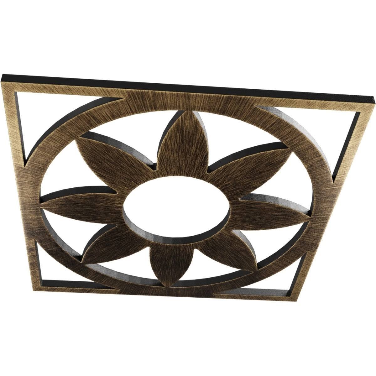 34x22OD x 11 3/4x22ID x 1x22P PVC Pierced Ceiling Medallion R70250