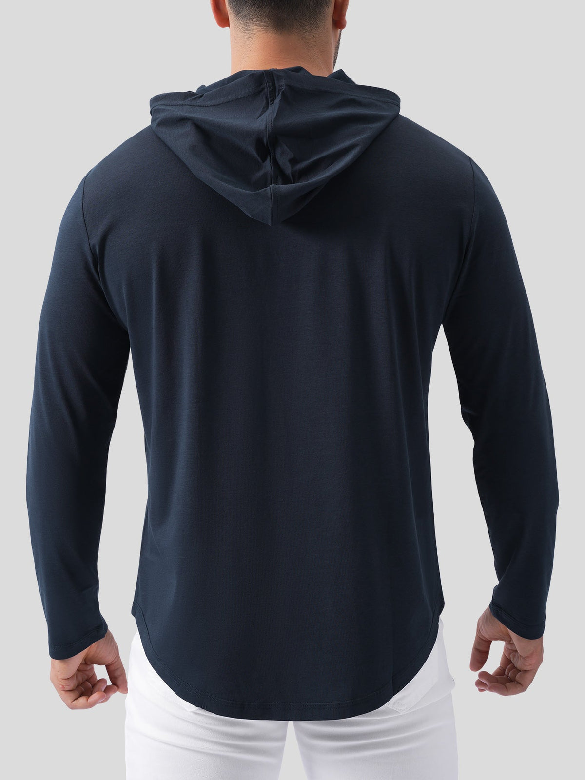 StayCool Long Sleeve Hooded Drop-Cut Tee