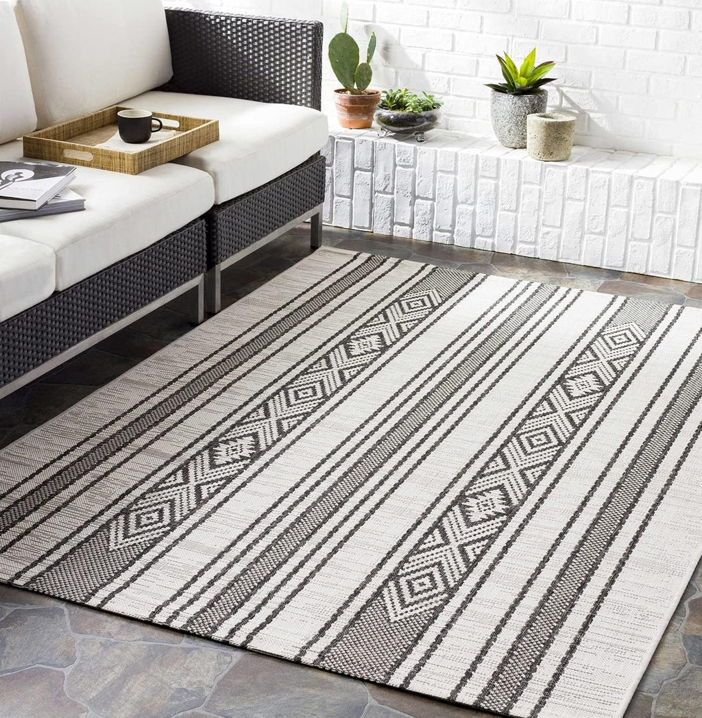 5x7 Medium Gray Area Rug N28833