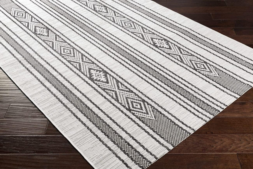 5x7 Medium Gray Area Rug N28833