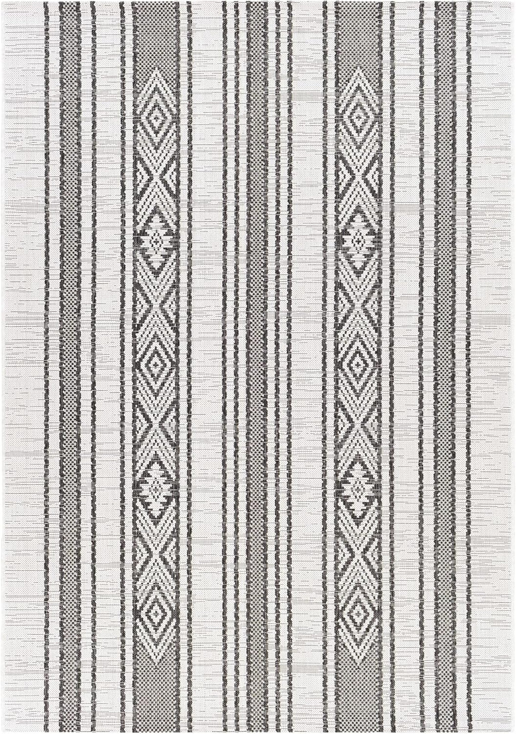 5x7 Medium Gray Area Rug N28833