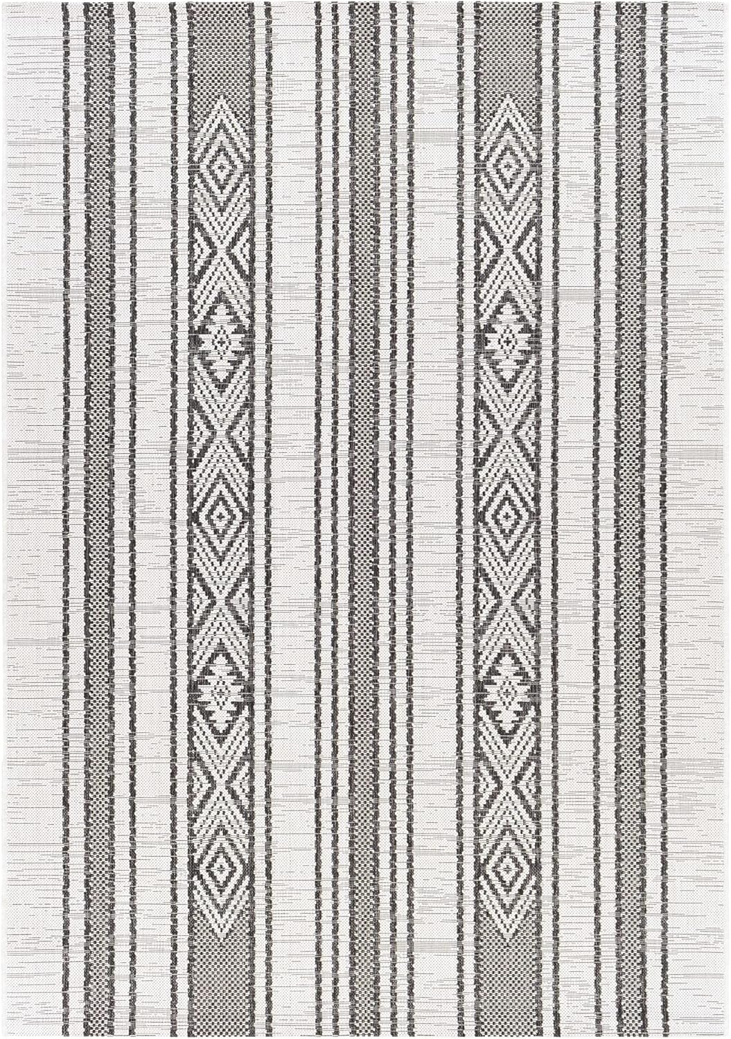 5x7 Medium Gray Area Rug N28833