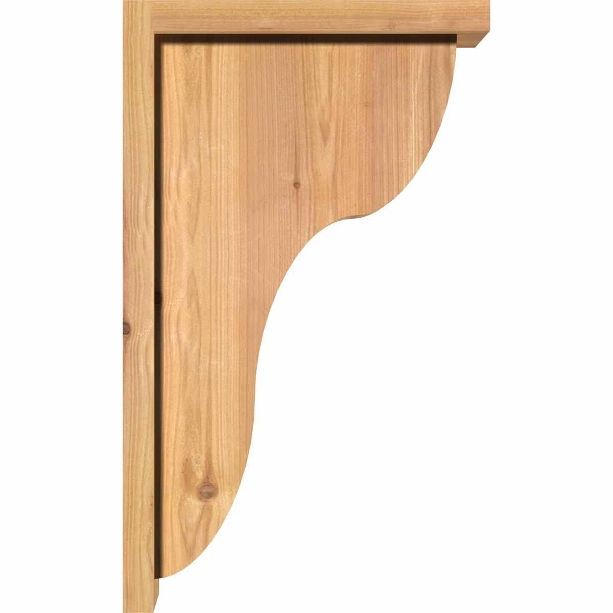 5 1/2x22W x 10x22D x 14x22H Western Red Cedar Corbel P915294