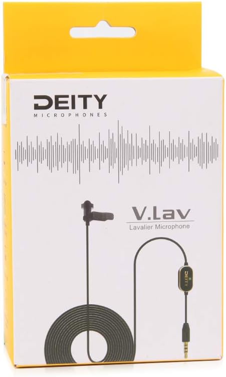 Pack of 2 Omnidirectional Condenser Lavalier Microphone with 3.5mm TRS/TRRS Compatibility J85629