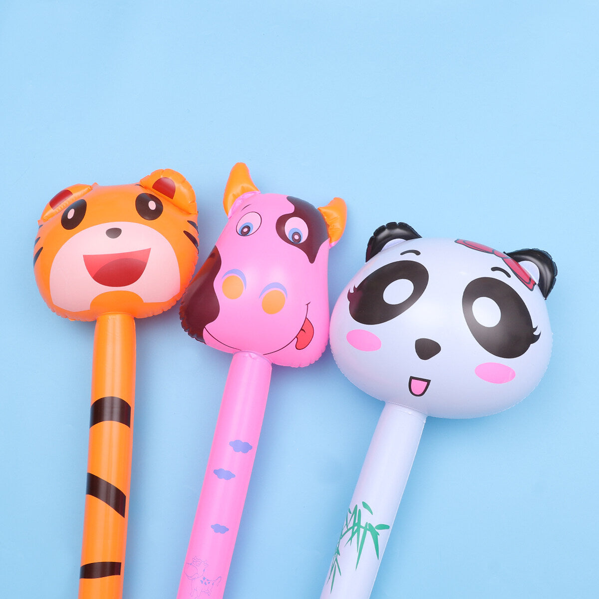 6pcs Kids PVC Inflatable Animal Toy F55797